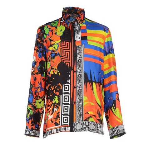 VERSACE silk shirt style seen on BRUNO MARS size 42 from 